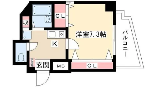 EFFORT HONGO【5階】の間取り