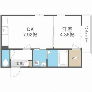 KTIレジデンス加島Ⅴ【3階】の間取り