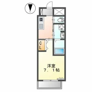 プリオール椿PartⅡ【4階】の間取り
