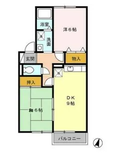 ファミール二池【2階】の間取り