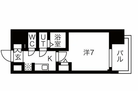 ファステートNAGOYA今池バレンシア【8階】の間取り