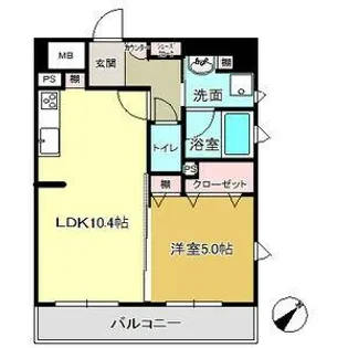 La casa alba due【302号室】の間取り