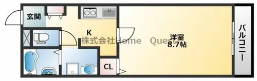 エトワールヴィルR八尾宮町Ⅱ【3階】の間取り