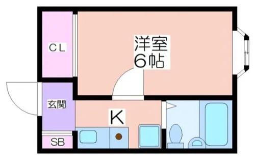 シャトーペトリュス【4階】の間取り