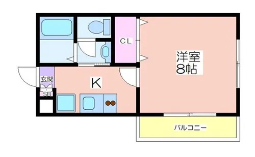 ウェルシー【2階】の間取り