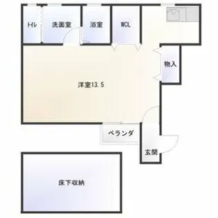 わかば苑Ⅲ【1階】の間取り