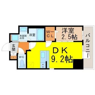 エステムコート名古屋新栄IIアリーナ【12階】の間取り