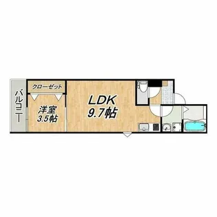 LECOCON清須【1階】の間取り