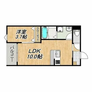 LECOCON清須【1階】の間取り