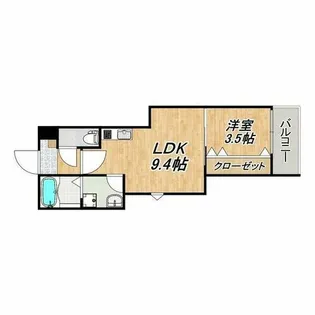 LECOCON清須【3階】の間取り