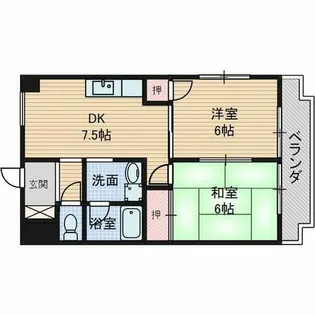 サンメゾン西春【2階】の間取り