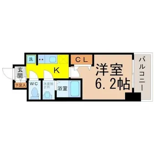 メイクス矢場町【8階】の間取り