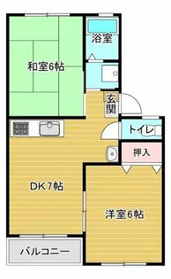 シャインスターK【307号室】の間取り