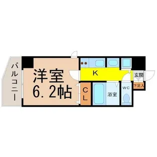 プレサンス泉シティアーク【7階】の間取り