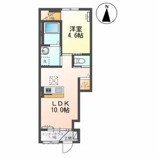 グレイスシャトーⅢ【1階】の間取り