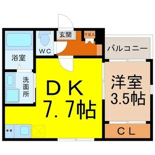 (仮称)守山区長栄(2)Bコーポ【2階】の間取り