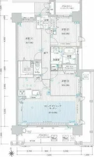 ユニーブル一宮ミッドイースト【2階】の間取り