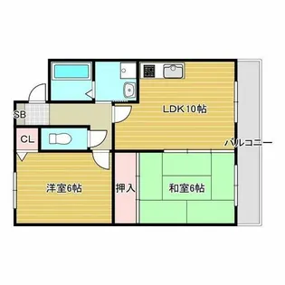 プレジデント【3階】の間取り