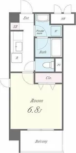 ピュール【3階】の間取り