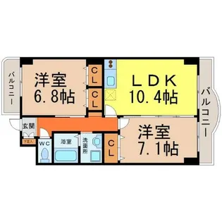 サンアベニュー尾頭橋【3階】の間取り