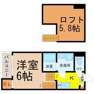 愛知県名古屋市緑区大高町字東千正坊【アパート】の間取り