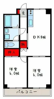 ヴァンベール青山【2階】の間取り