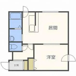 北海道札幌市中央区南六条西23丁目【マンション】の間取り