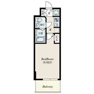 S-RESIDENCE神戸磯上通【11階】の間取り