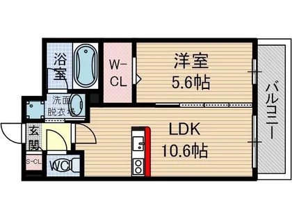 セリーゼウエスト【204号室】の間取り