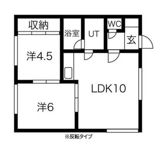 コーポ中安【1階】の間取り