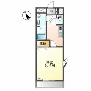 エスポア 井ノ口【2階】の間取り