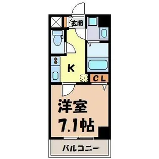 Z・R名駅【5階】の間取り