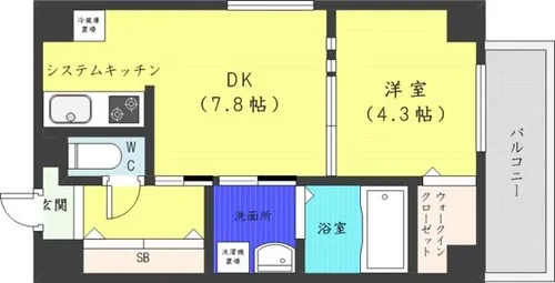スペチアーレ大通【10階】の間取り