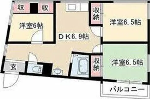 首藤ビル【5階】の間取り