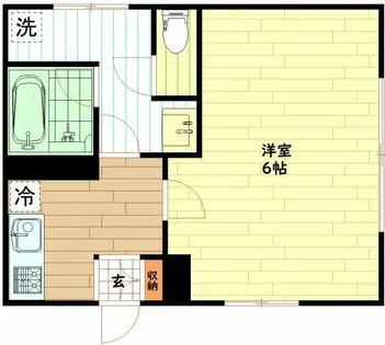 大阪府大阪市中央区粉川町【マンション】の間取り