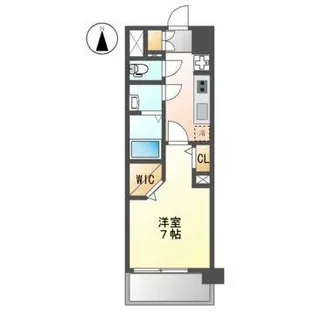 パルティール黒川本通り【4階】の間取り