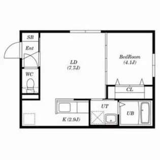 シティアヴェニュー発寒【4階】の間取り