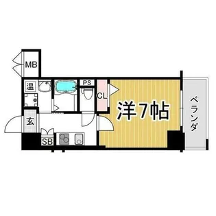 ロイスグラン神戸下沢通【2階】の間取り