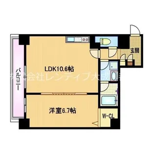 大阪府大阪市旭区中宮1丁目【マンション】の間取り