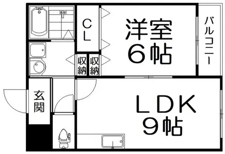 オルセット長尾 B棟【2階】の間取り