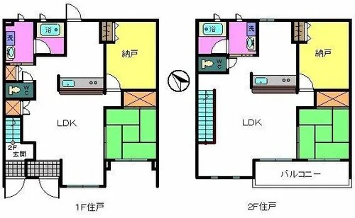 エアフィールド高松南【105号室】の間取り