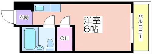 プレアール遠里小野Ⅱ【2階】の間取り