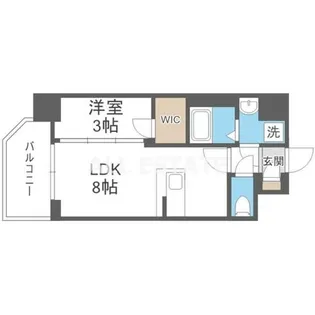 エスリード大阪城EAST【1階】の間取り