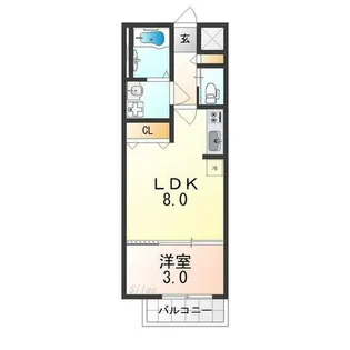 H-maison東住吉Ⅲ【3階】の間取り