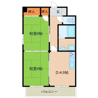 サンフォレスト塚口【3階】の間取り