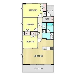 レ・ジェイド名古屋【3階】の間取り