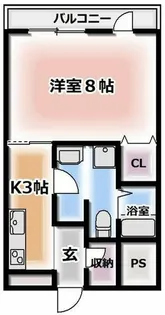 大阪府寝屋川市香里新町【マンション】の間取り