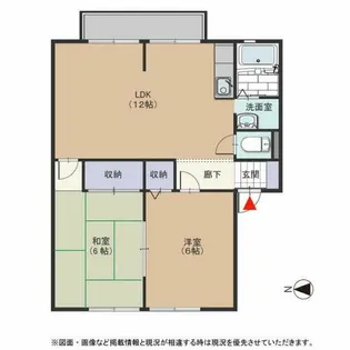 大阪府羽曳野市島泉1丁目【アパート】の間取り