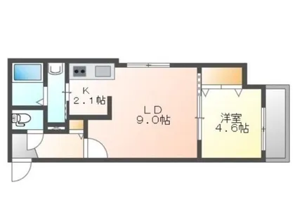 ブランシャール琴似STATION【3階】の間取り