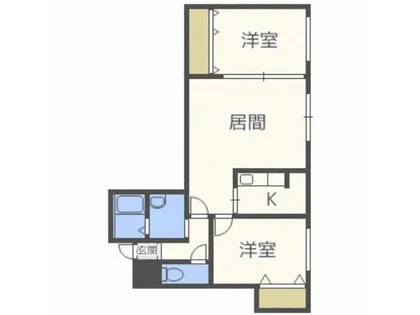 S・U・N287【205号室】の間取り